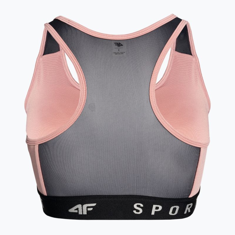 Бюстгальтер спортивний 4F F051 light pink 2