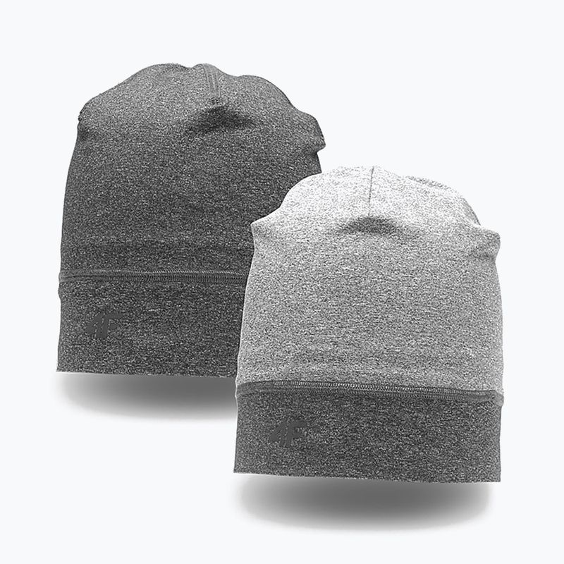 Шапка 4F U059 grey/melange 7