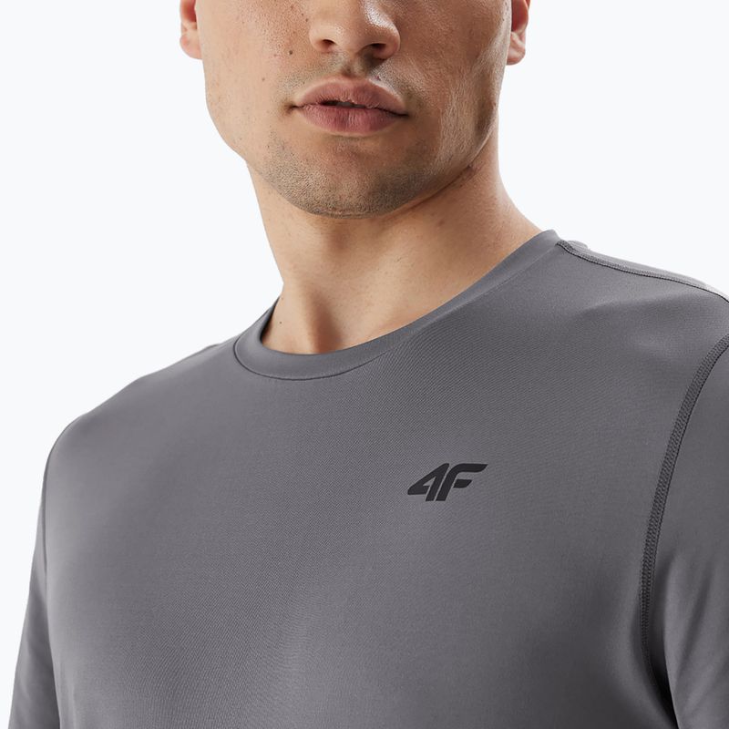 Футболка тренувальна чоловіча 4F M448 grey 3