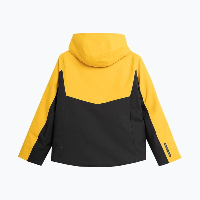 Куртка лижна дитяча 4F M300 yellow 4