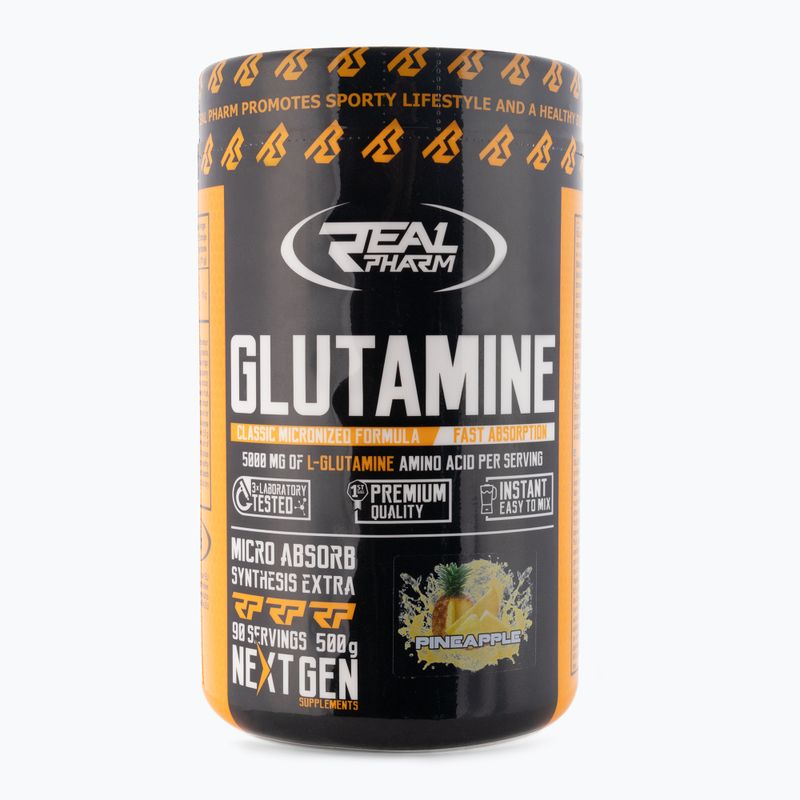 Глютамін Real Pharm Амінокислоти 500g ананас 666480