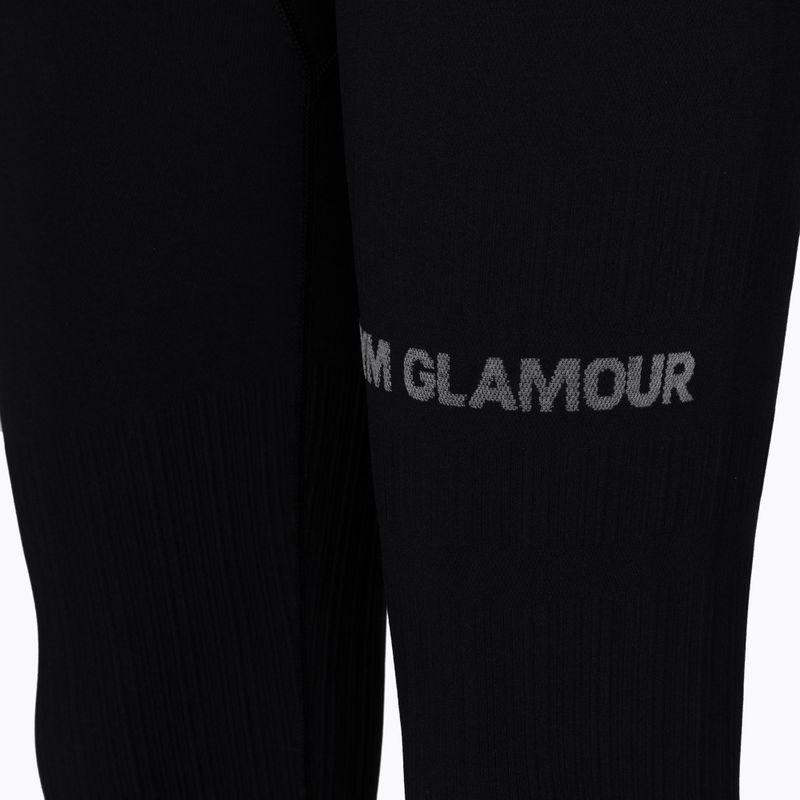 Легінси тренувальні жіночі Gym Glamour Push Up Deep Black 311 7