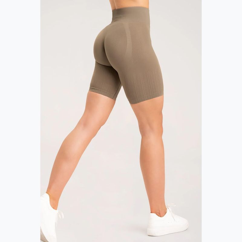 Велосипедки тренувальні жіночі Gym Glamour Push Up Nude 316 15