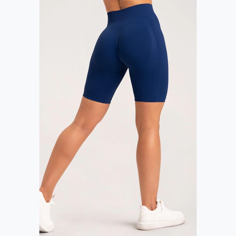 Велосипедки тренувальні жіночі Gym Glamour Push Up Classic Blue 317 13