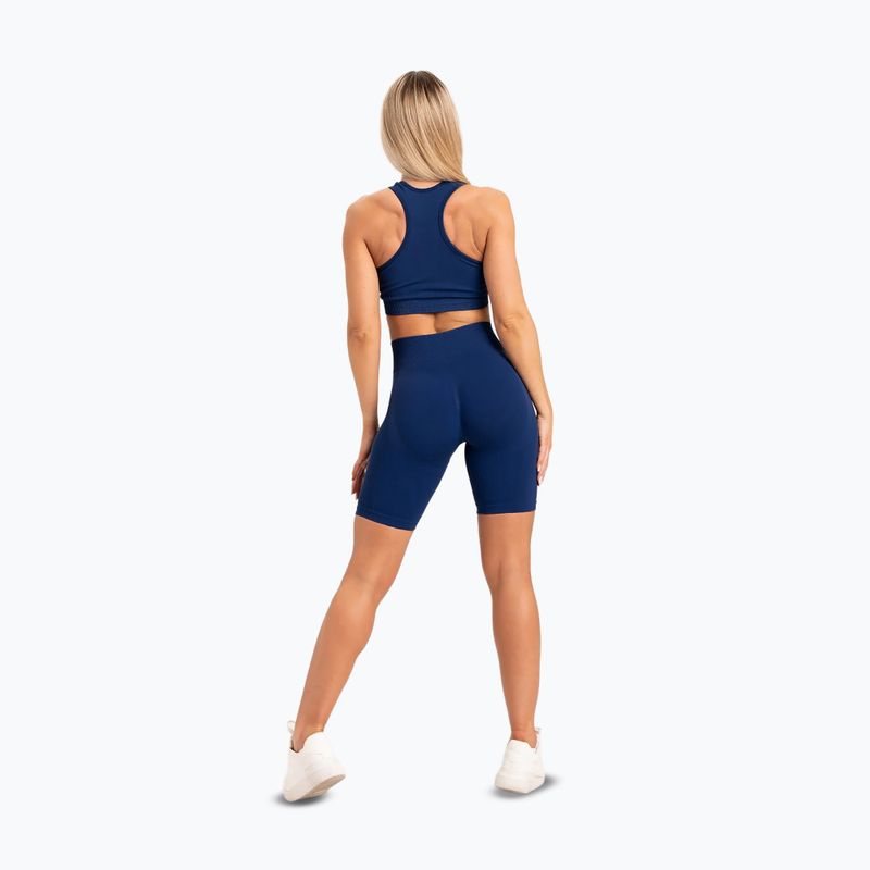 Велосипедки тренувальні жіночі Gym Glamour Push Up Classic Blue 317 14