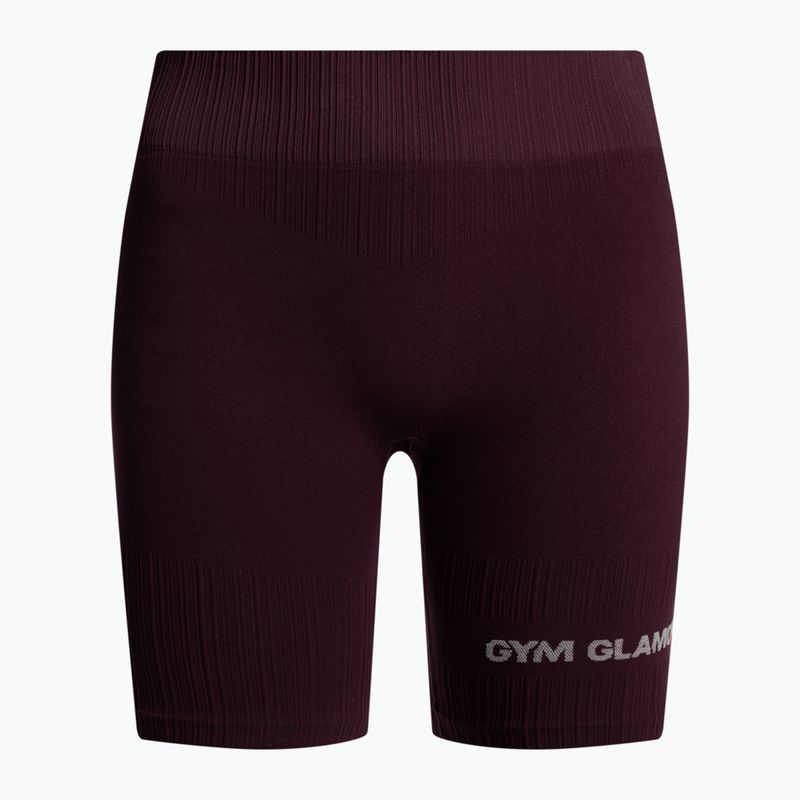 Велосипедки тренувальні жіночі Gym Glamour Push Up Grape 318 5