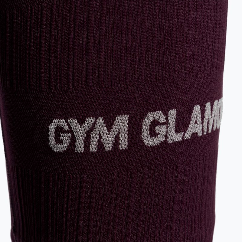 Велосипедки тренувальні жіночі Gym Glamour Push Up Grape 318 8