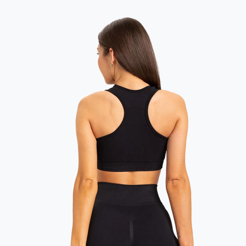 Бюстгалтер fitness Gym Glamour Push Up Deep Black 319 2