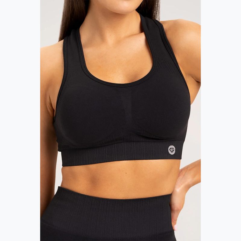 Бюстгалтер fitness Gym Glamour Push Up Deep Black 319 3