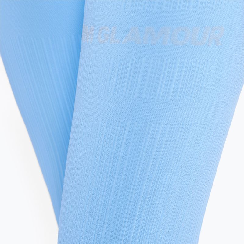 Легінси тренувальні жіночі Gym Glamour Push Up Baby Blue 405 5