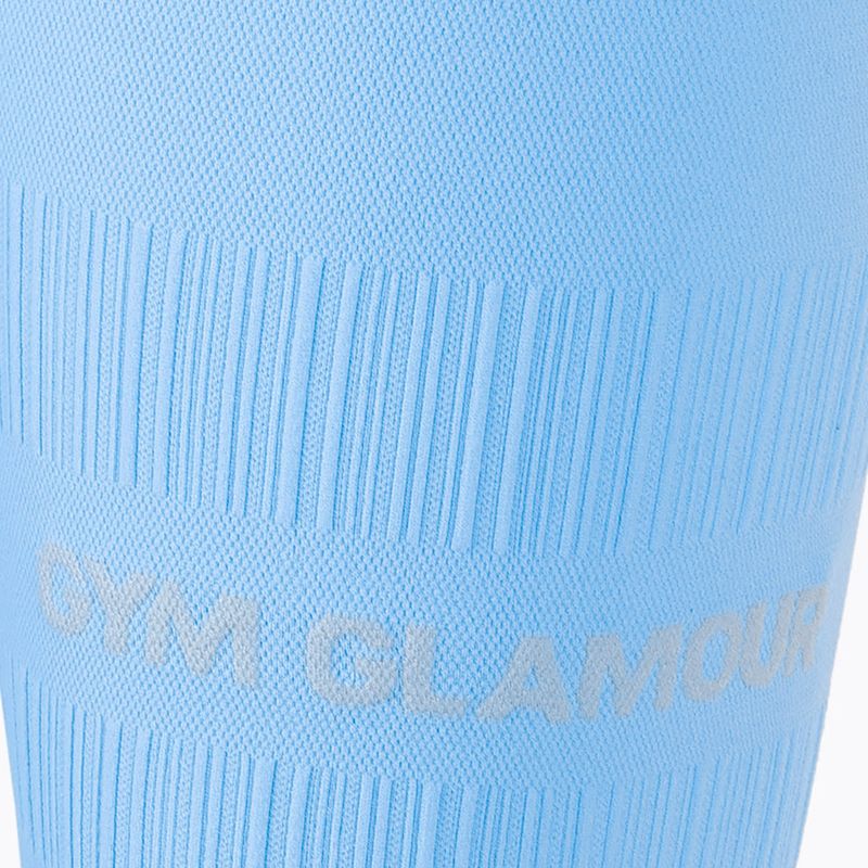 Велосипедки тренувальні жіночі Gym Glamour Push Up Baby Blue 407 7