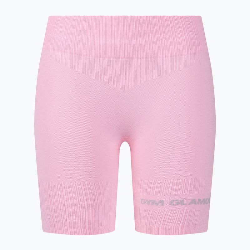 Велосипедки тренувальні жіночі Gym Glamour Push Up Candy Pink 410 5