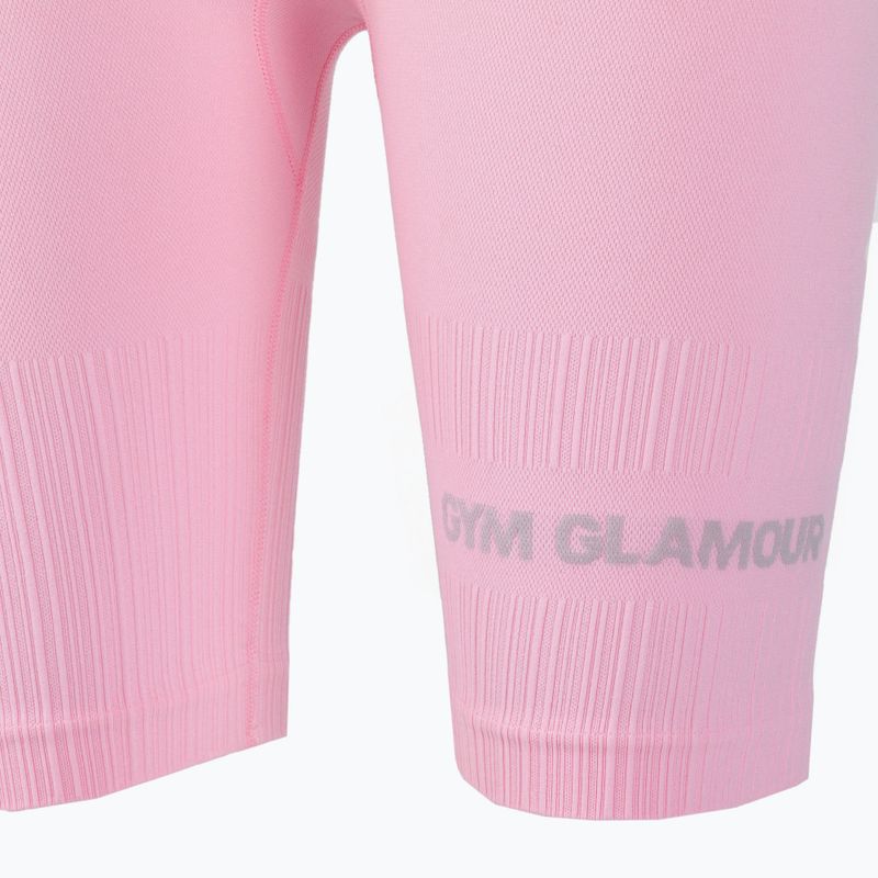 Велосипедки тренувальні жіночі Gym Glamour Push Up Candy Pink 410 7