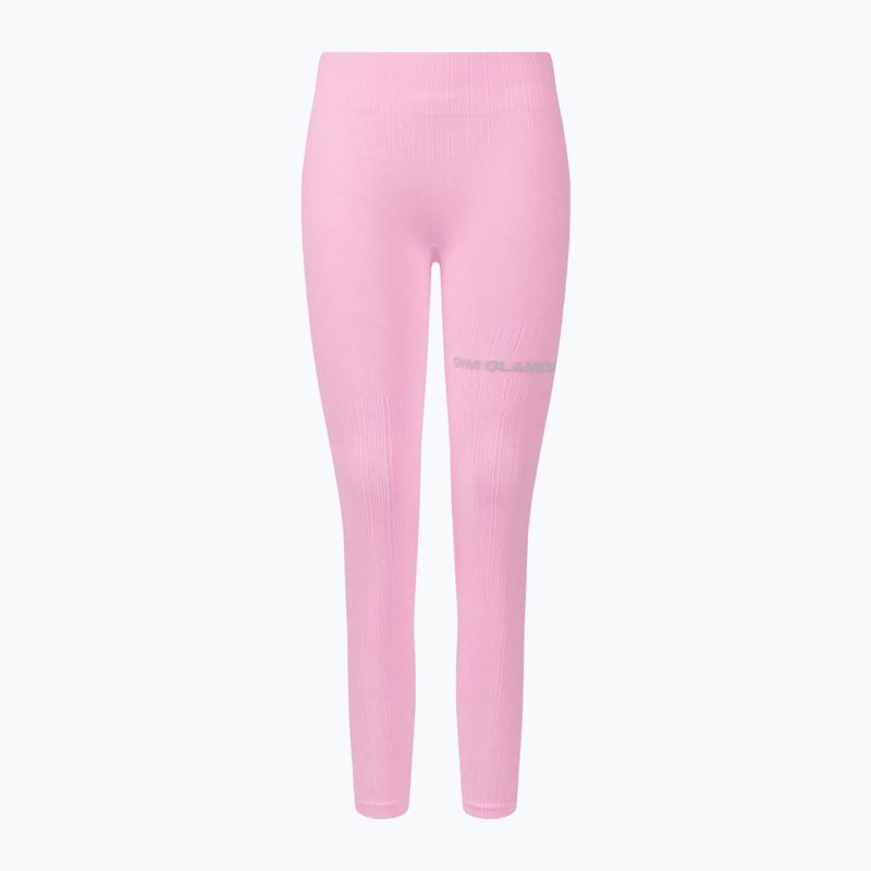 Легінси тренувальні жіночі Gym Glamour Push Up Candy Pink 408 7