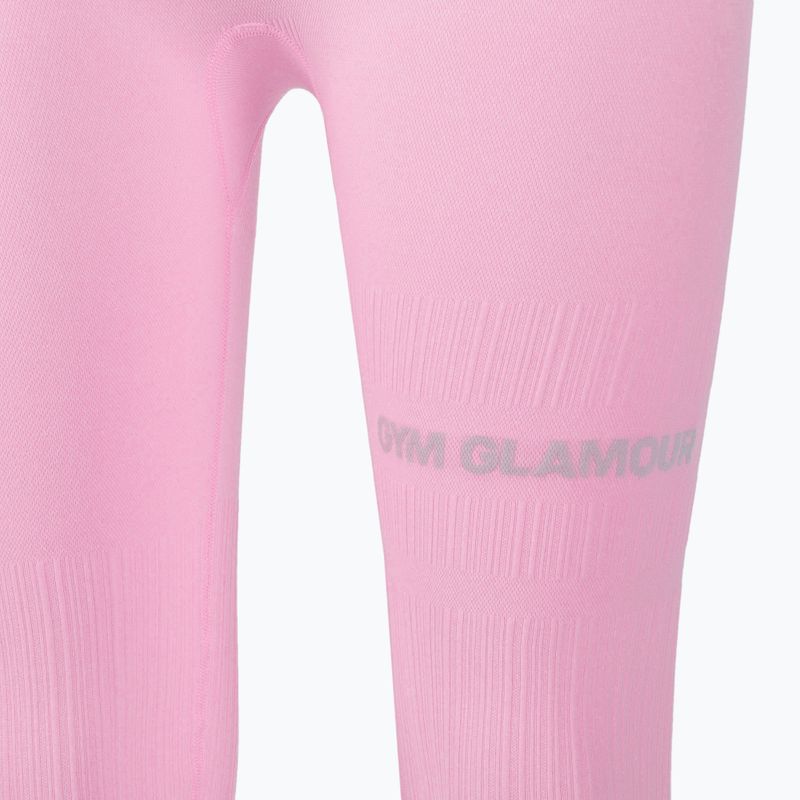 Легінси тренувальні жіночі Gym Glamour Push Up Candy Pink 408 8