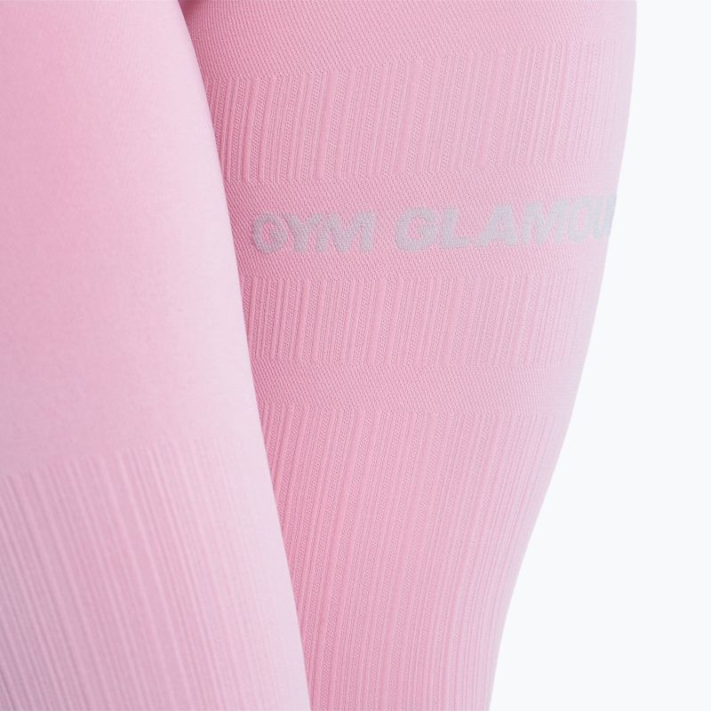 Легінси тренувальні жіночі Gym Glamour Push Up Candy Pink 408 6