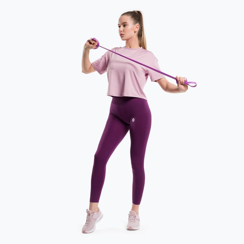 Легінси тренувальні жіночі Gym Glamour Flexible Violet 433 2