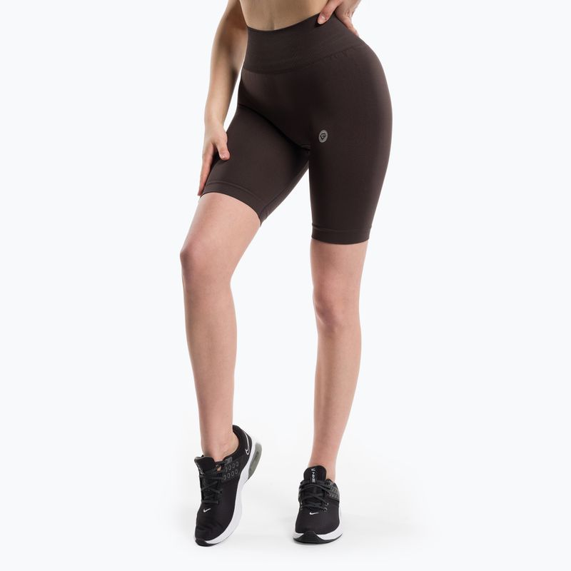 Шорти для тренувань жіночі Gym Glamour Flexible Brownie 434