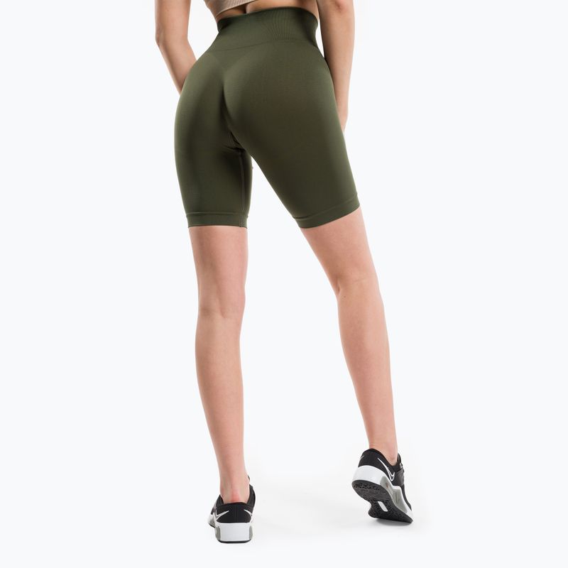 Шорти для тренувань жіночі Gym Glamour Flexible Khaki 436 3