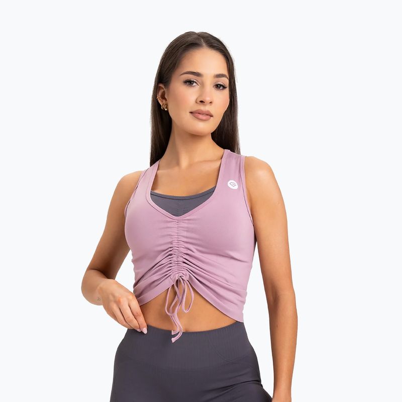 Топ тренувальний жіночий Gym Glamour Drawstring Pink 447 3