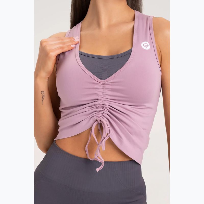 Топ тренувальний жіночий Gym Glamour Drawstring Pink 447 4