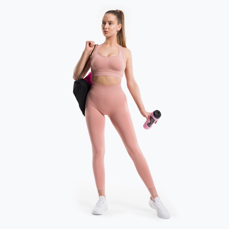 Легінси тренувальні жіночі Gym Glamour Compress Rose Tan 454 2