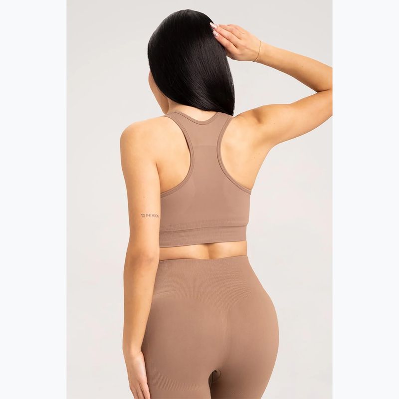 Бюстгальтер спортивний Gym Glamour Compress Cappuccino 460 2