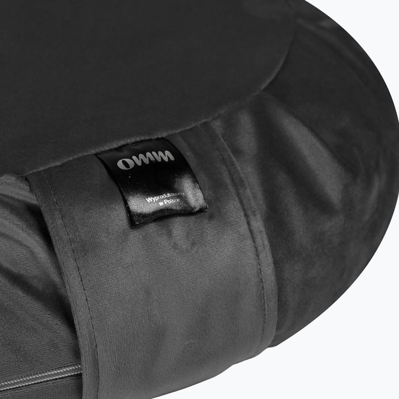 Подушка для медитації OMM YOGA Zafu grey 3