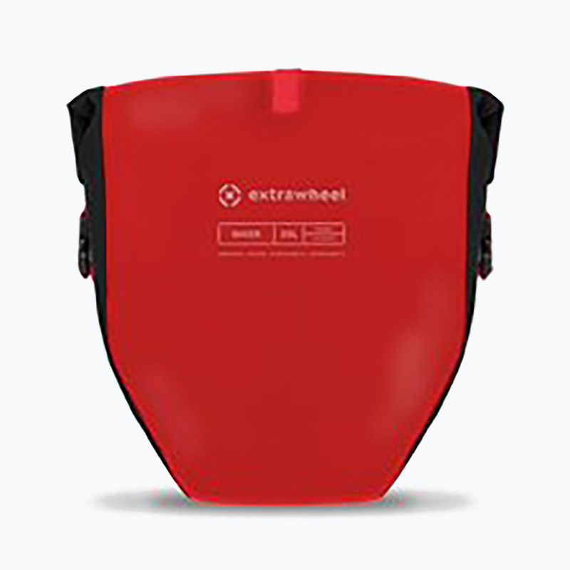 Сумка-багажник для велосипеда Extrawheel Biker 2 x 25 l red/black 3