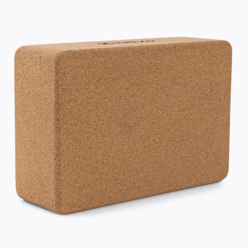 Блок для йоги XTREXO коричневий YB-75 4