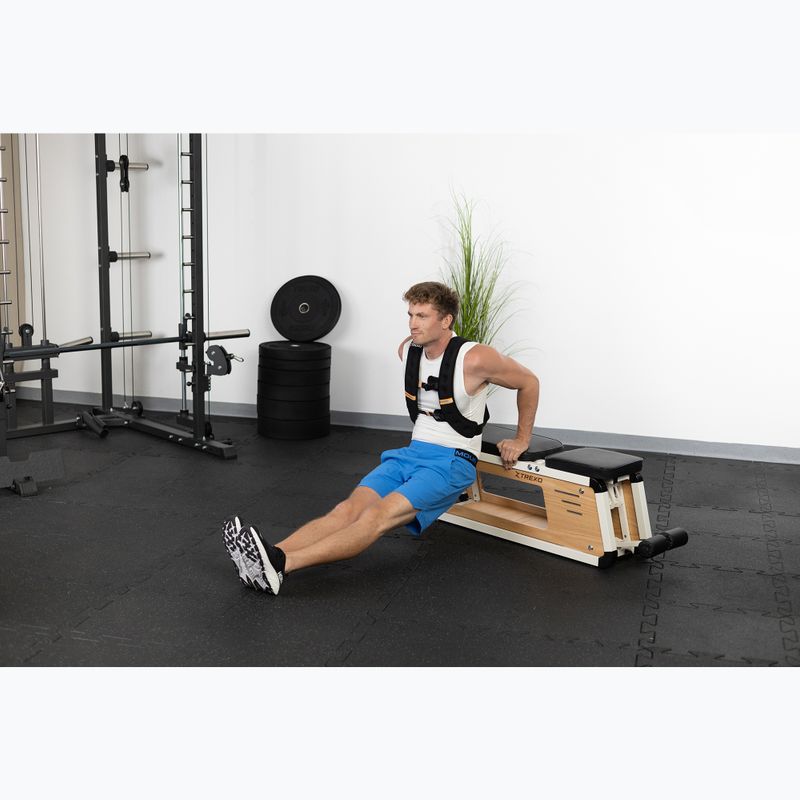 Жилет тренувальний з навантаженням XTREXO 10 кг чорний WV-10 7