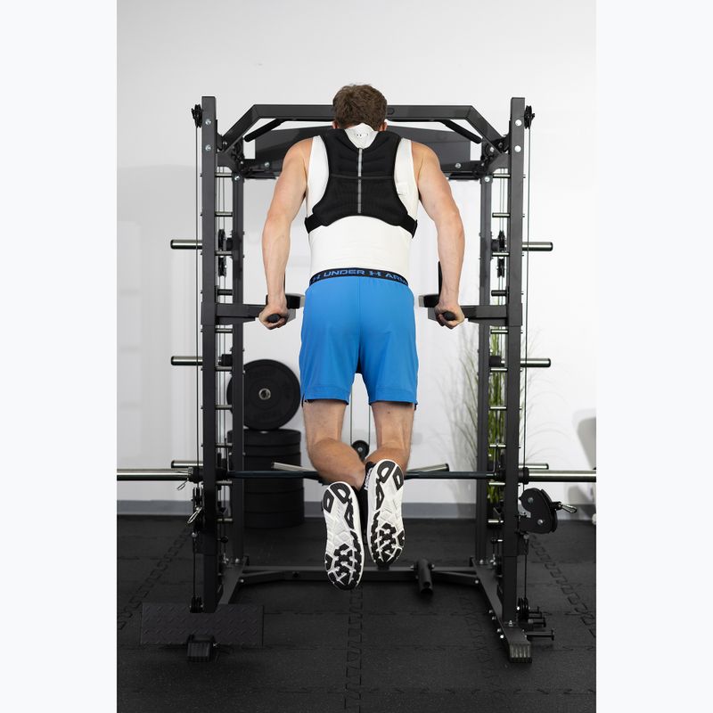 Жилет тренувальний з навантаженням TREXO 8 кг чорний WV-08 5