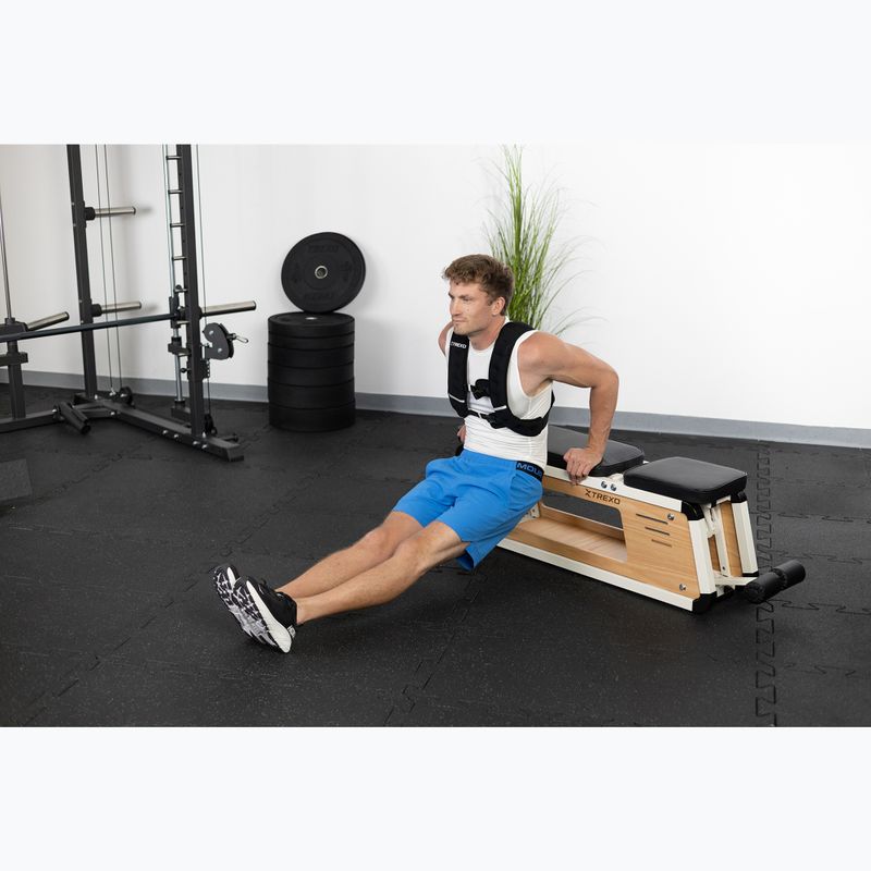 Жилет тренувальний з навантаженням TREXO 8 кг чорний WV-08 6