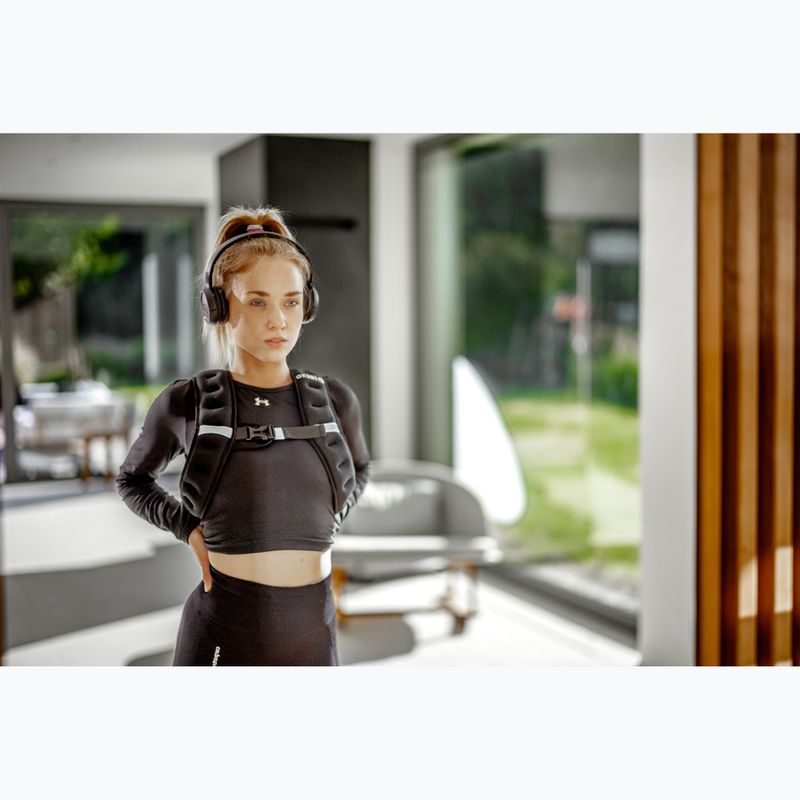 Жилет тренувальний з навантаженням XTREXO 5 кг чорний WV-05 3