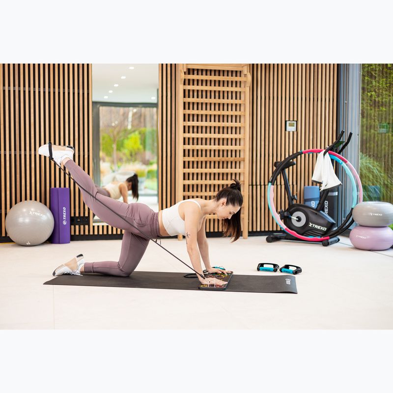 Килимок для йоги XTREXO PVC 6 mm чорний YM-P01C 4