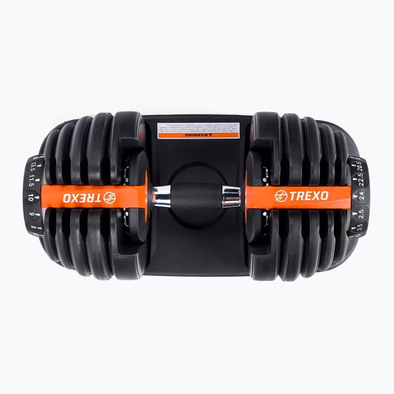 Гантель регульована XTREXO чорна ADT-24 24 кг 5