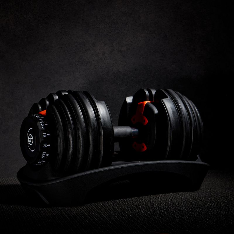 Гантель регульована XTREXO чорна ADT-24 24 кг 9