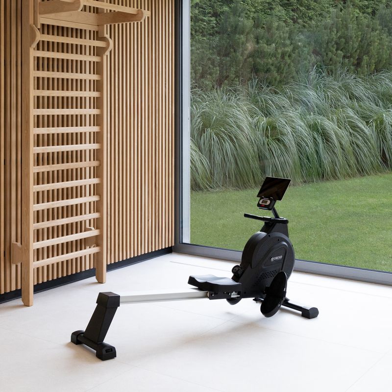 Гребний тренажер XTREXO чорний RM100 5