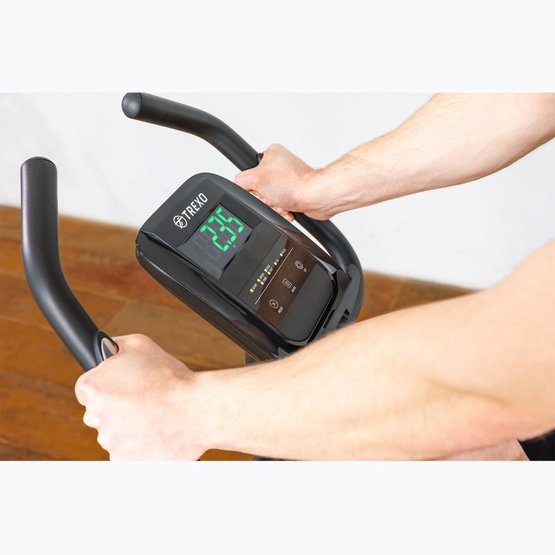 Велосипед стаціонарний XTREXO Hex чорний EB-H02 6