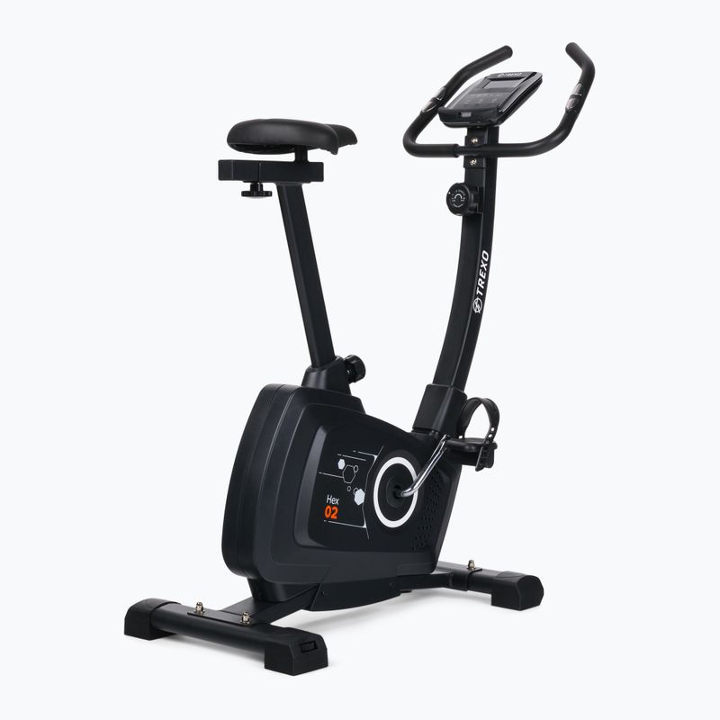 Велосипед стаціонарний TREXO Hex чорний EB-H02