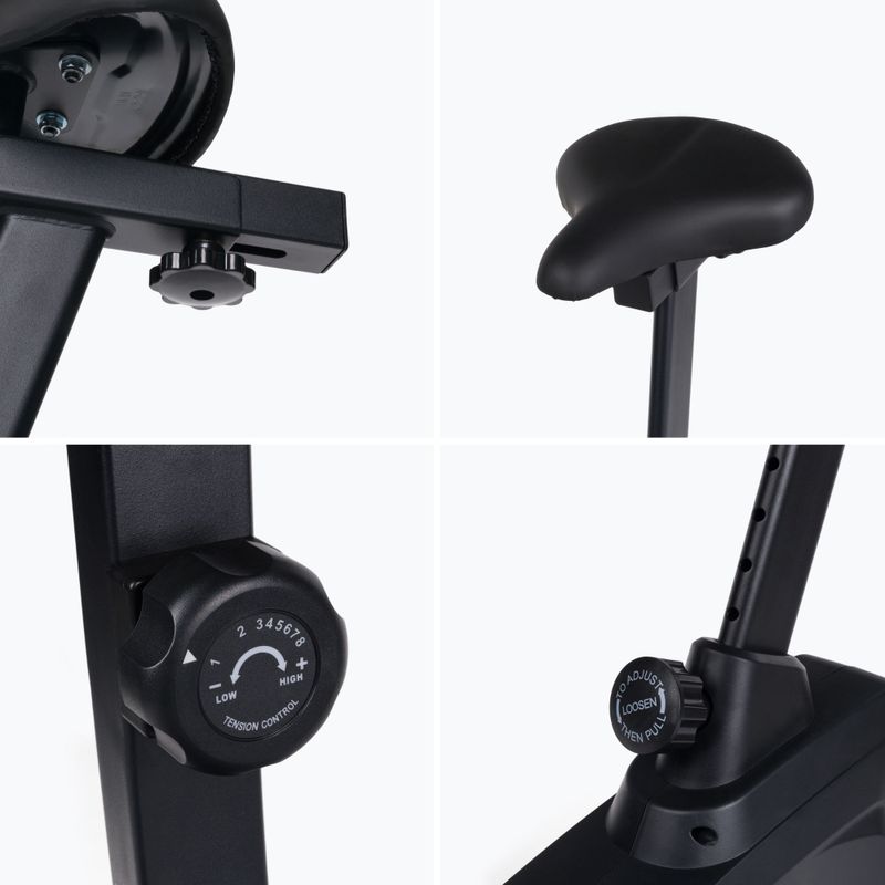 Велосипед стаціонарний XTREXO Hex чорний EB-H02 12