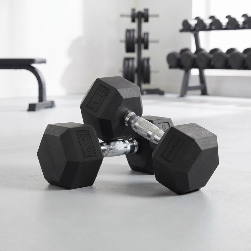 Гантель прогумована XTREXO Hex HXD250 25 кг 3