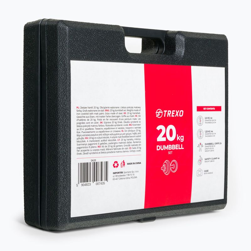 Набір гантелей XTREXO 20 кг DK20 15