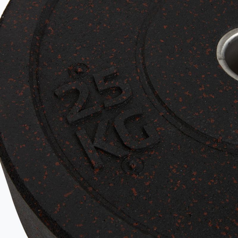 Диски бамперові олімпійські XTREXO чорні TRX-BMP025 25 кг 4