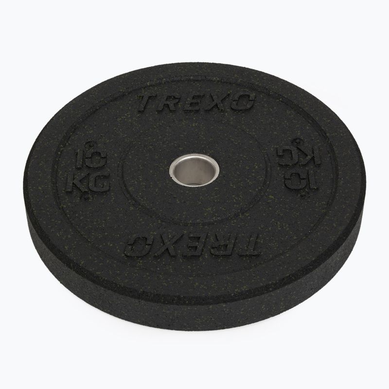 Диски бамперові олімпійські XTREXO чорні TRX-BMP010 10 кг