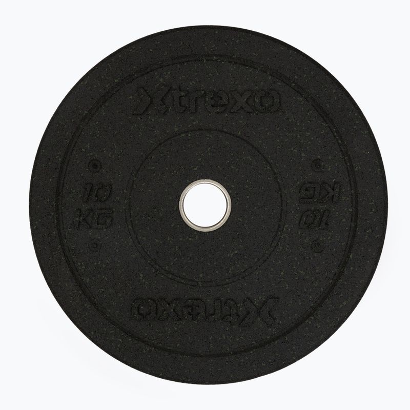 Диски бамперові олімпійські XTREXO чорні TRX-BMP010 10 кг 3