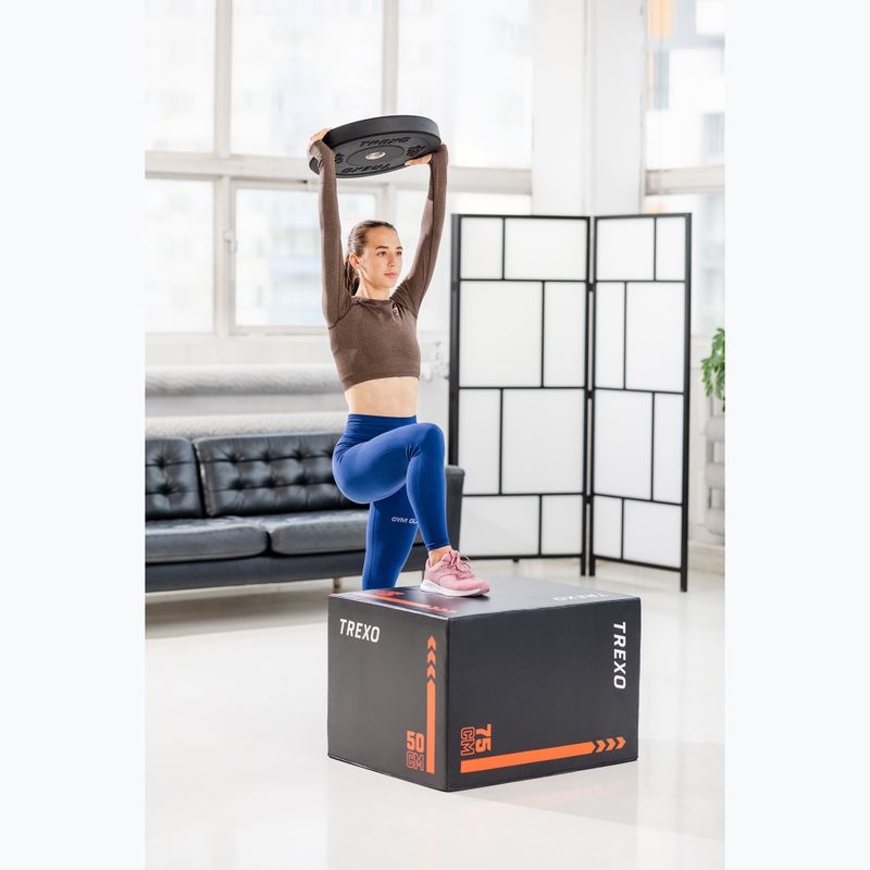 Диски бамперові олімпійські XTREXO чорні TRX-BMP010 10 кг 4