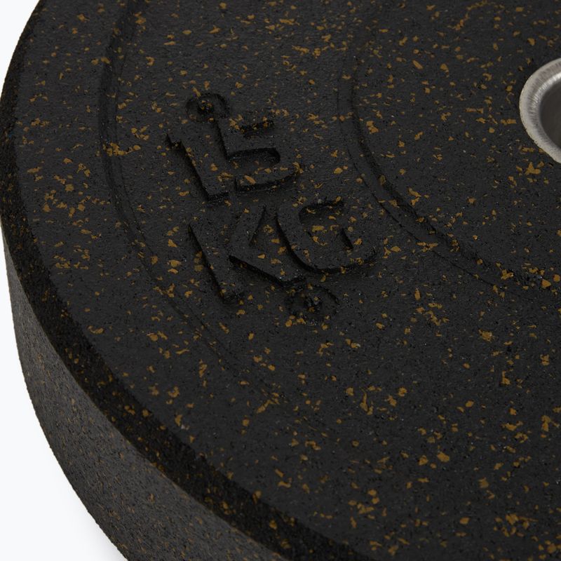 Диски бамперові олімпійські XTREXO чорні TRX-BMP015 15 кг 4