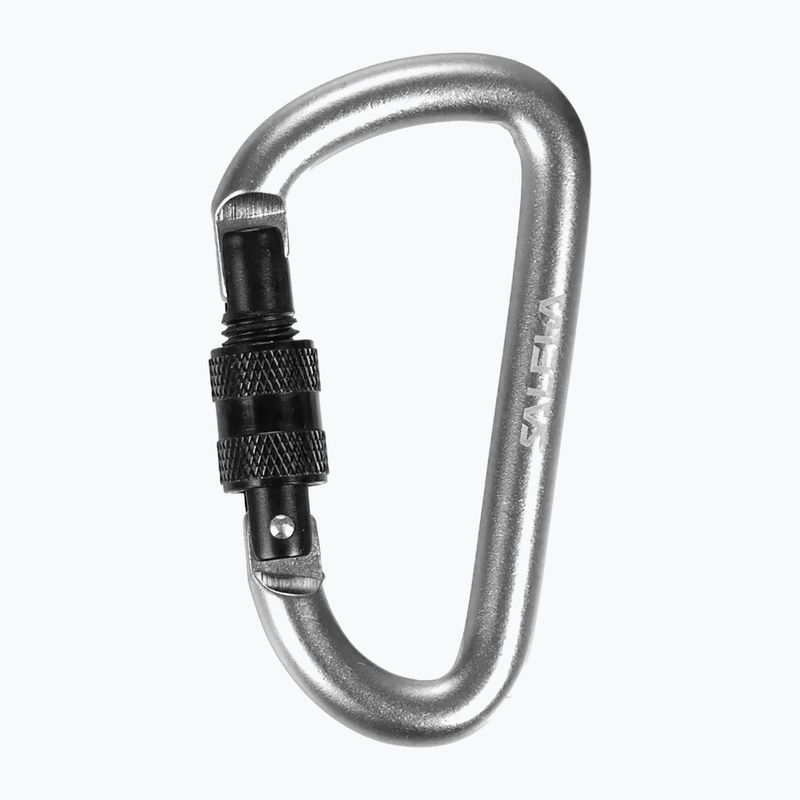 Карабін Salewa D-Shape Carbiner With Screw чорний 00-0000034102
