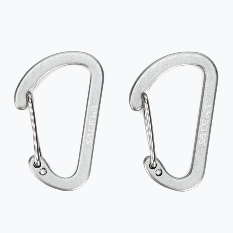 Карабіни Salewa Flat Wiregate 2 шт. сірі 00-0000034103